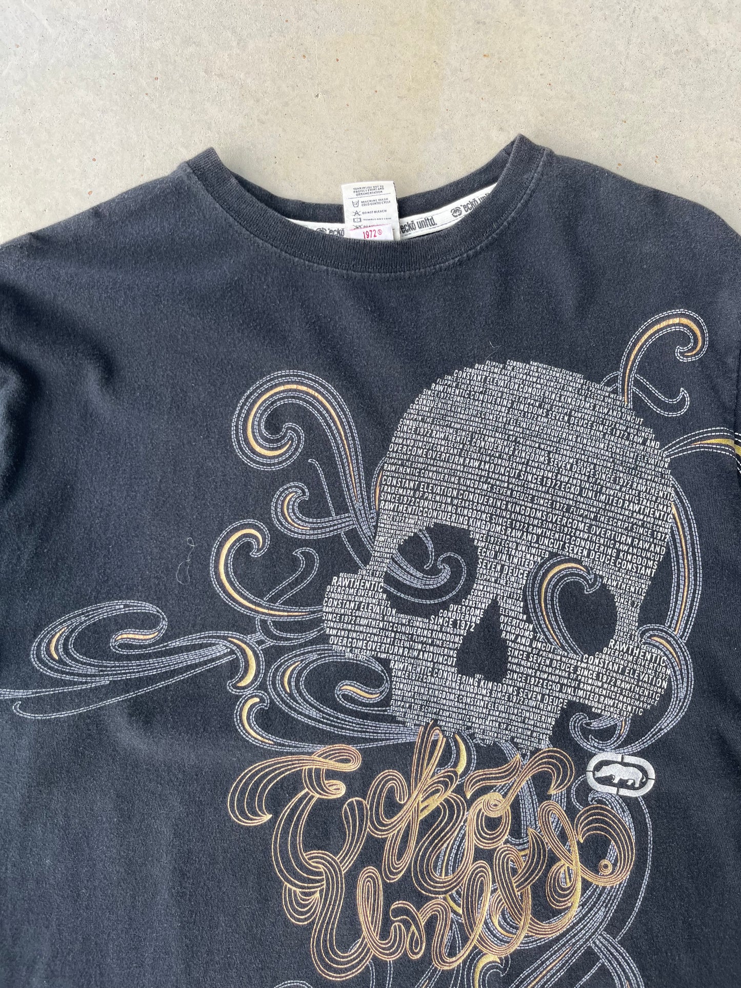 Y2K Ecko Unltd. Skull T Shirt [L]