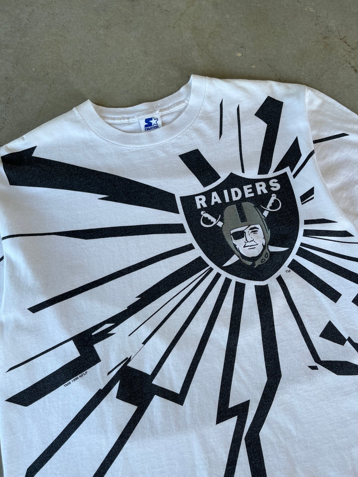 90’s Oakland Raiders Starter T-Shirt [L]