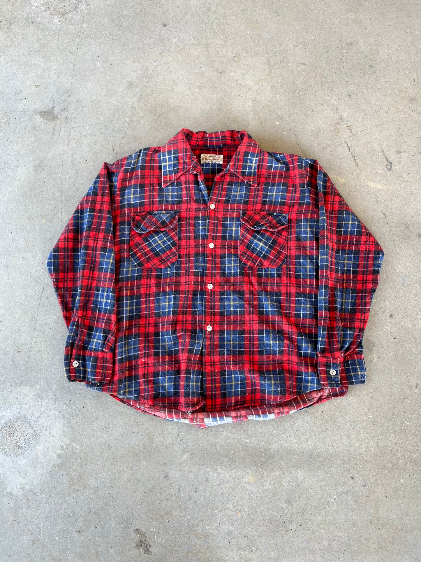 1980’s Cotton Plaid Flannel