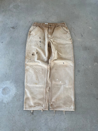 90’s Faded Carhartt Workwear Pants [33x31]