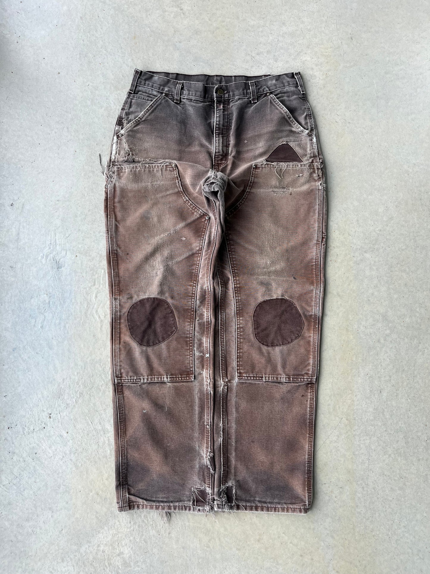 90’s Carhartt Brown Double Knee Pants [35x33]