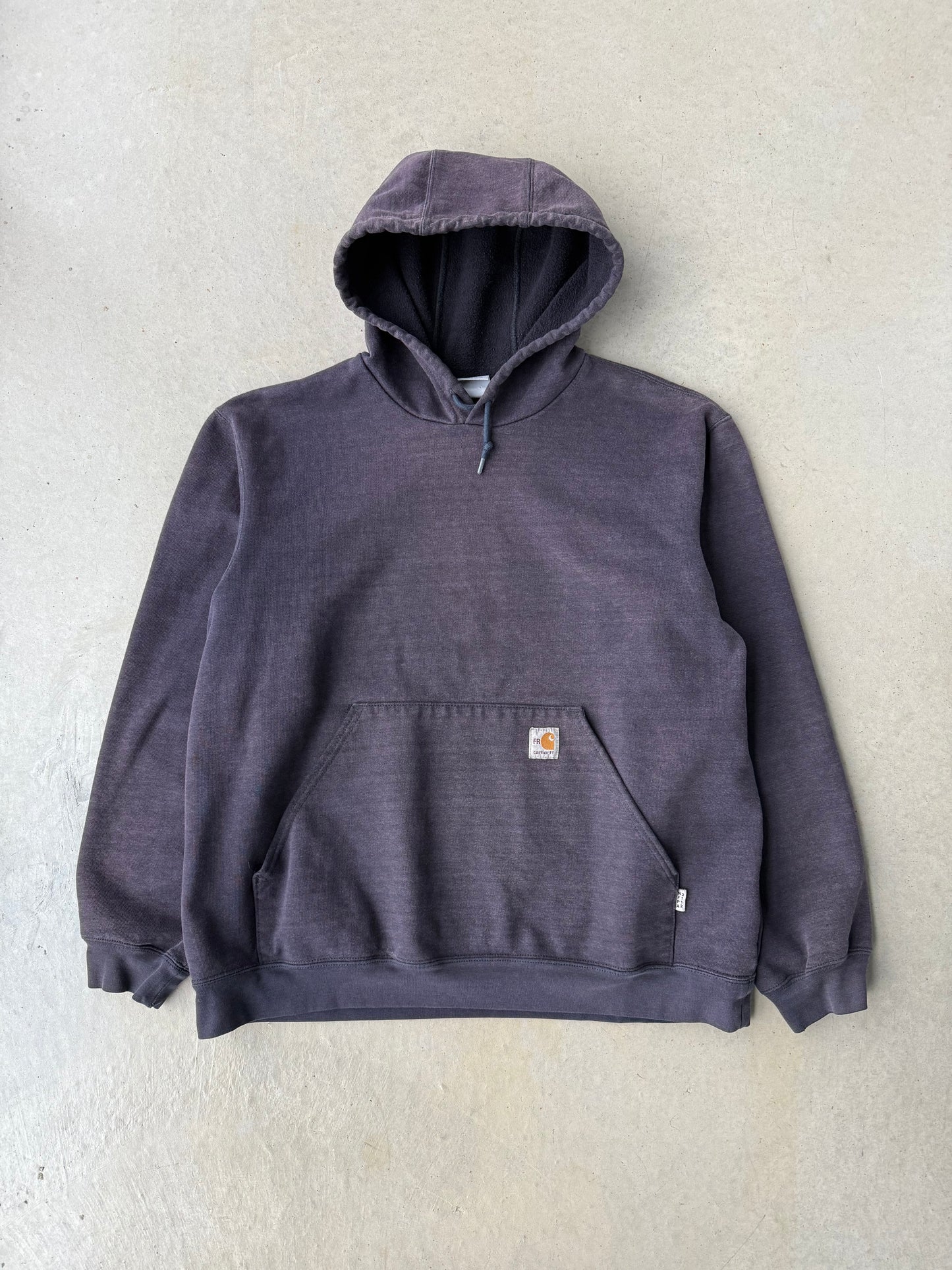 00’s Carhartt Faded Black Hoodie [L]