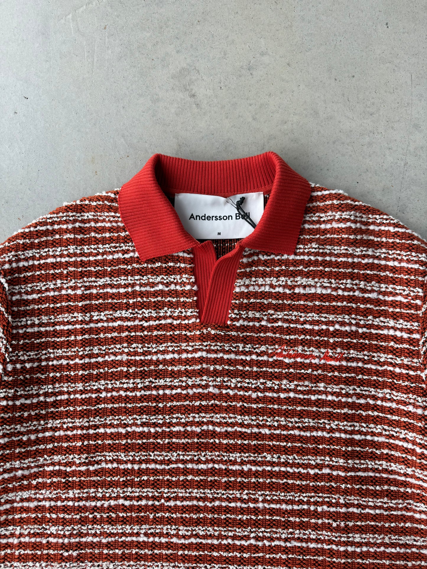 Andersson Bell Knitted Polo Shirt [M]