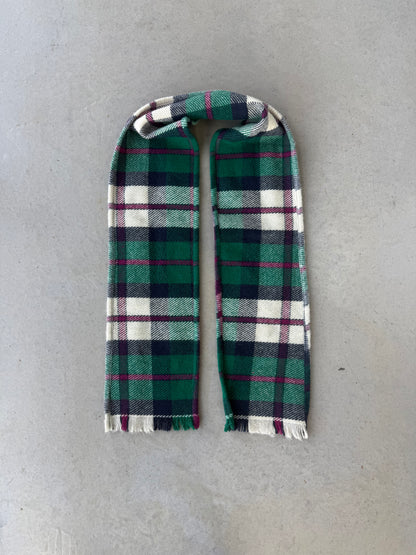 Green Plaid Scarf