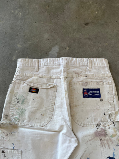 00’s Sherwin Williams Paint Splattered Painter Shorts [31]