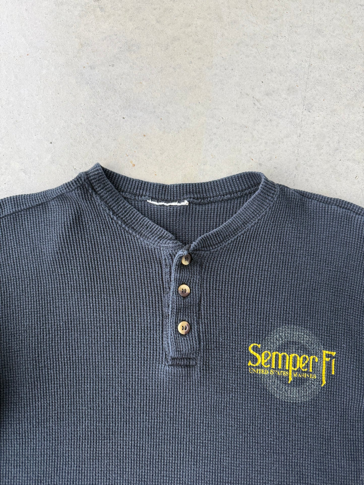 90’s Semper Fi Marines Long Sleeve Thermal [M]