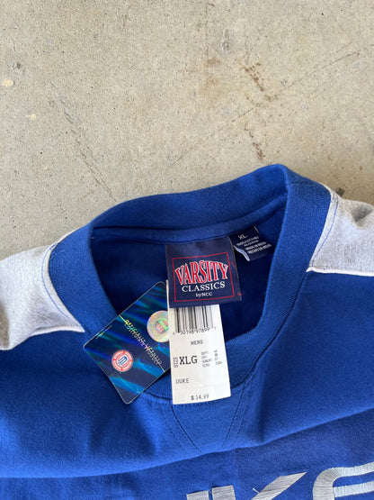 00’s Duke Blue Devils Embroidered T-Shirt [XL]
