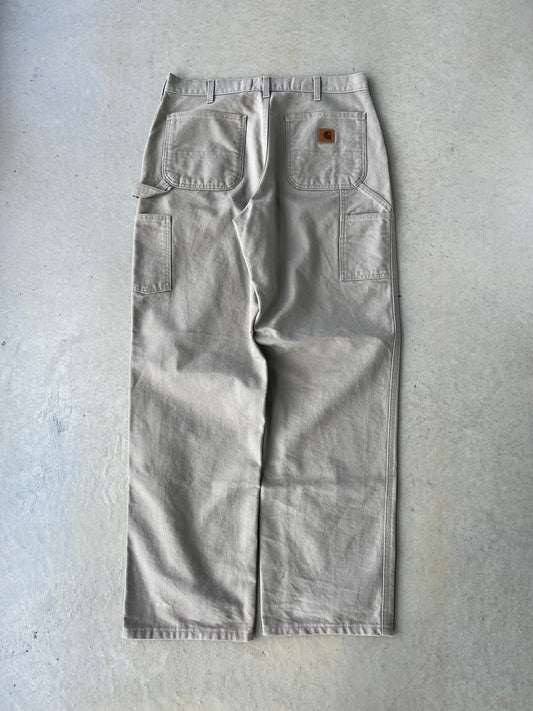 00’s Carhartt Khaki Work Pants [34x33]