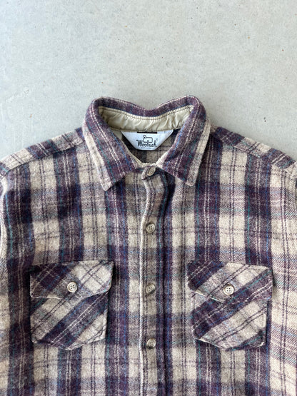 90's Brown Woolrich Flannel [L]