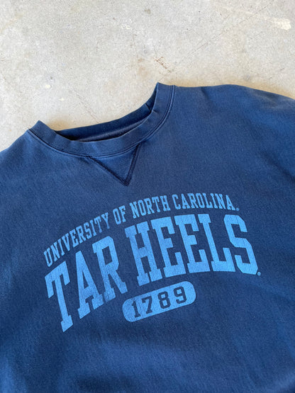 00’s UNC Tarheels Jansport Reverse Weave Style Crewneck [XL]