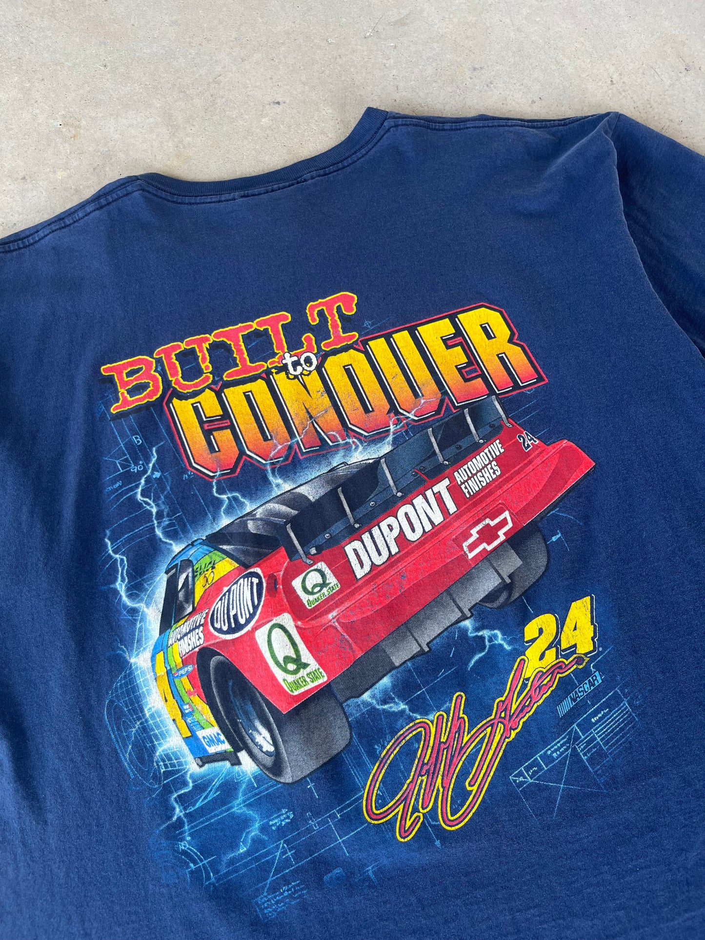 90’s Jeff Gordon Lightning Nascar T-Shirt [XL]