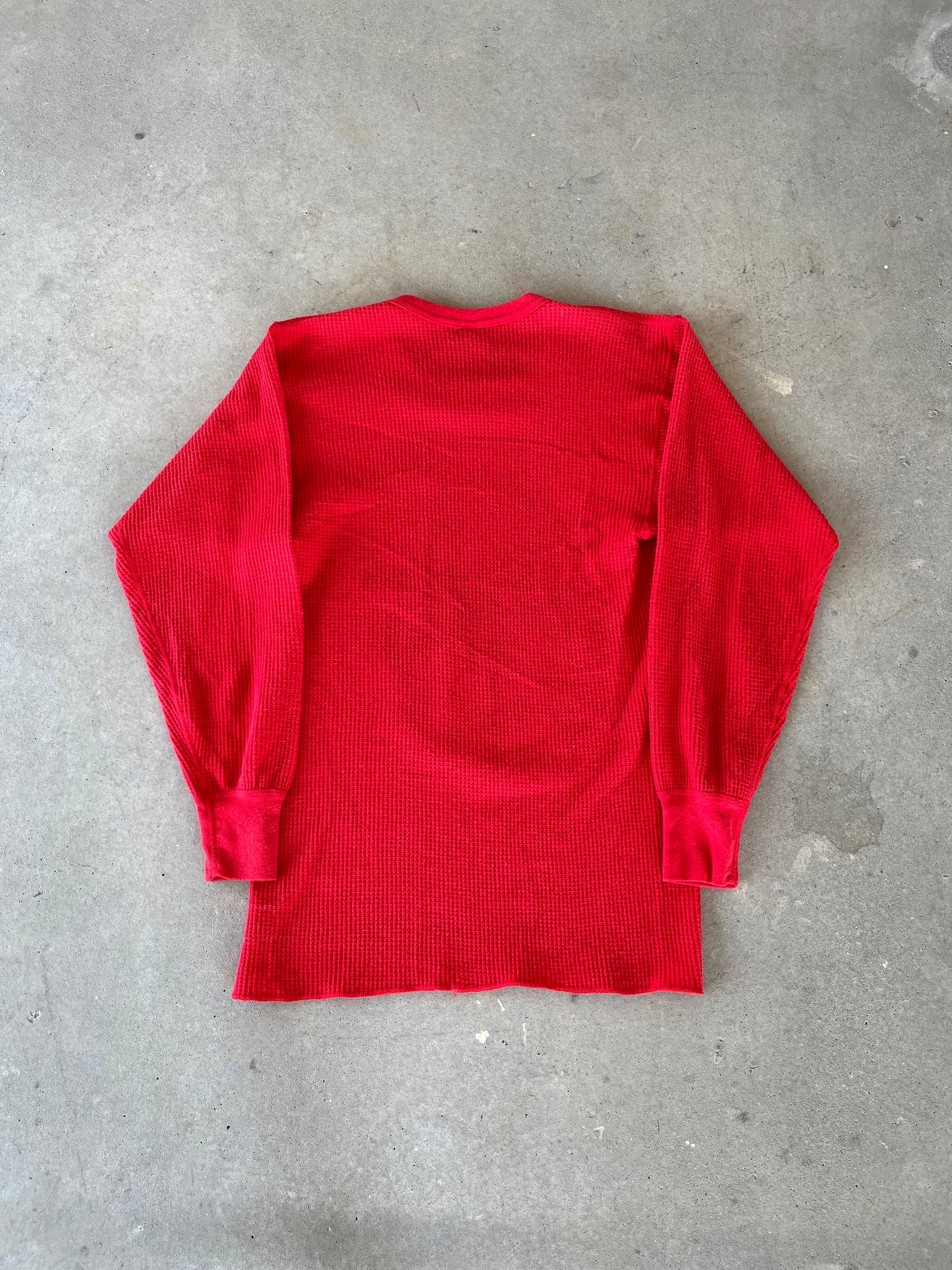 80’s Red Harley Davidson Thermal Long Sleeve [M]