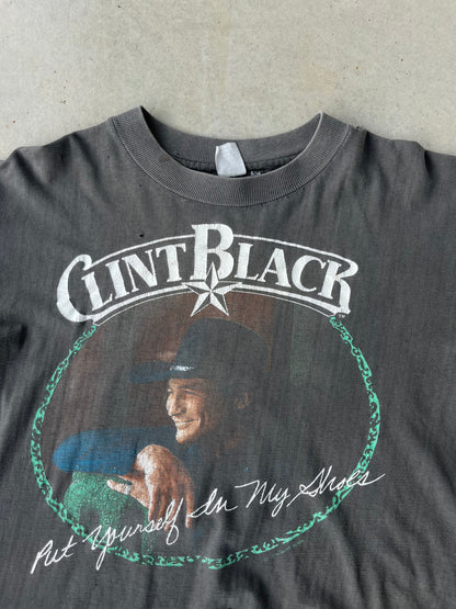 1990 Clint Black " Put Yourself In My Shoes " Band T Shirt [L]