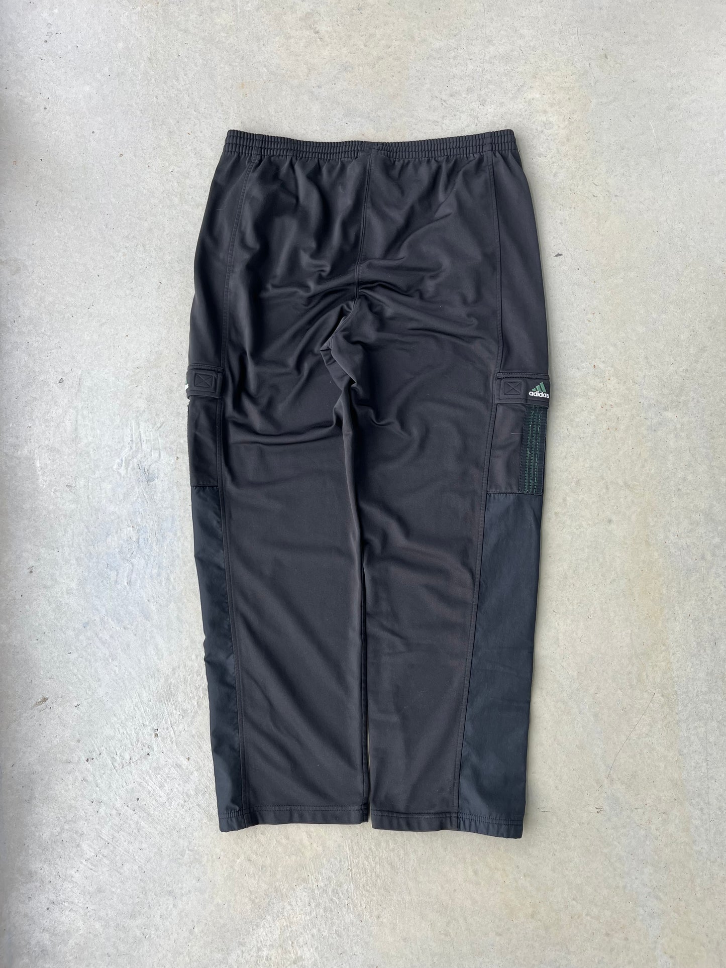 00’s Adidas Black Baggy Sweatpants [XL]