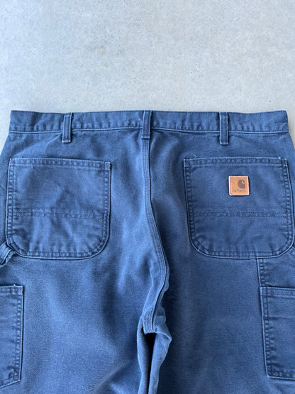 00’s Carhartt Navy Blue Work Pants [38x31]