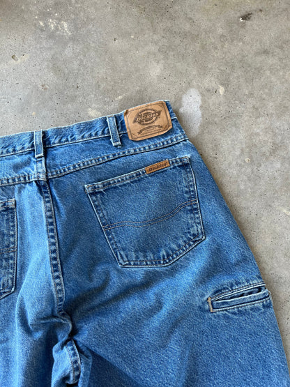 00’s Dickies Double Knee Denim Jeans [38x33]