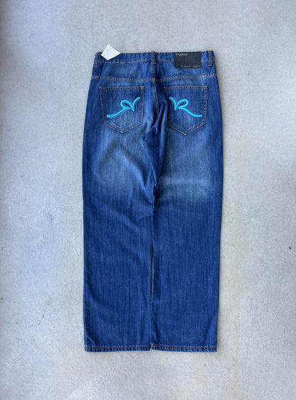 Y2K Rocawear Embroidered Denim Jeans [38x34]