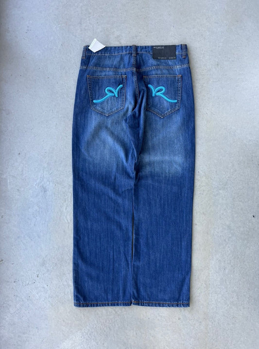 Y2K Rocawear Embroidered Denim Jeans [38x34]