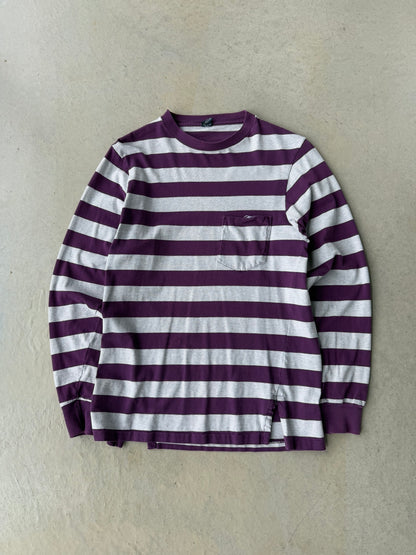 90’s Lands End Purple Striped Long Sleeve [S]