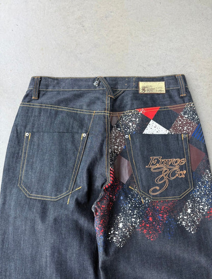 Y2K Enyce Baggy Denim Pants [36x32]