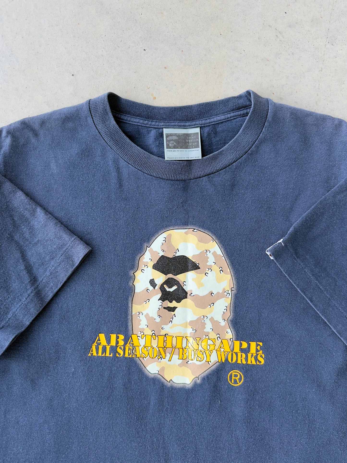 2000’s A Bathing Ape All Season / Busy Works Collab T-Shirt [M]