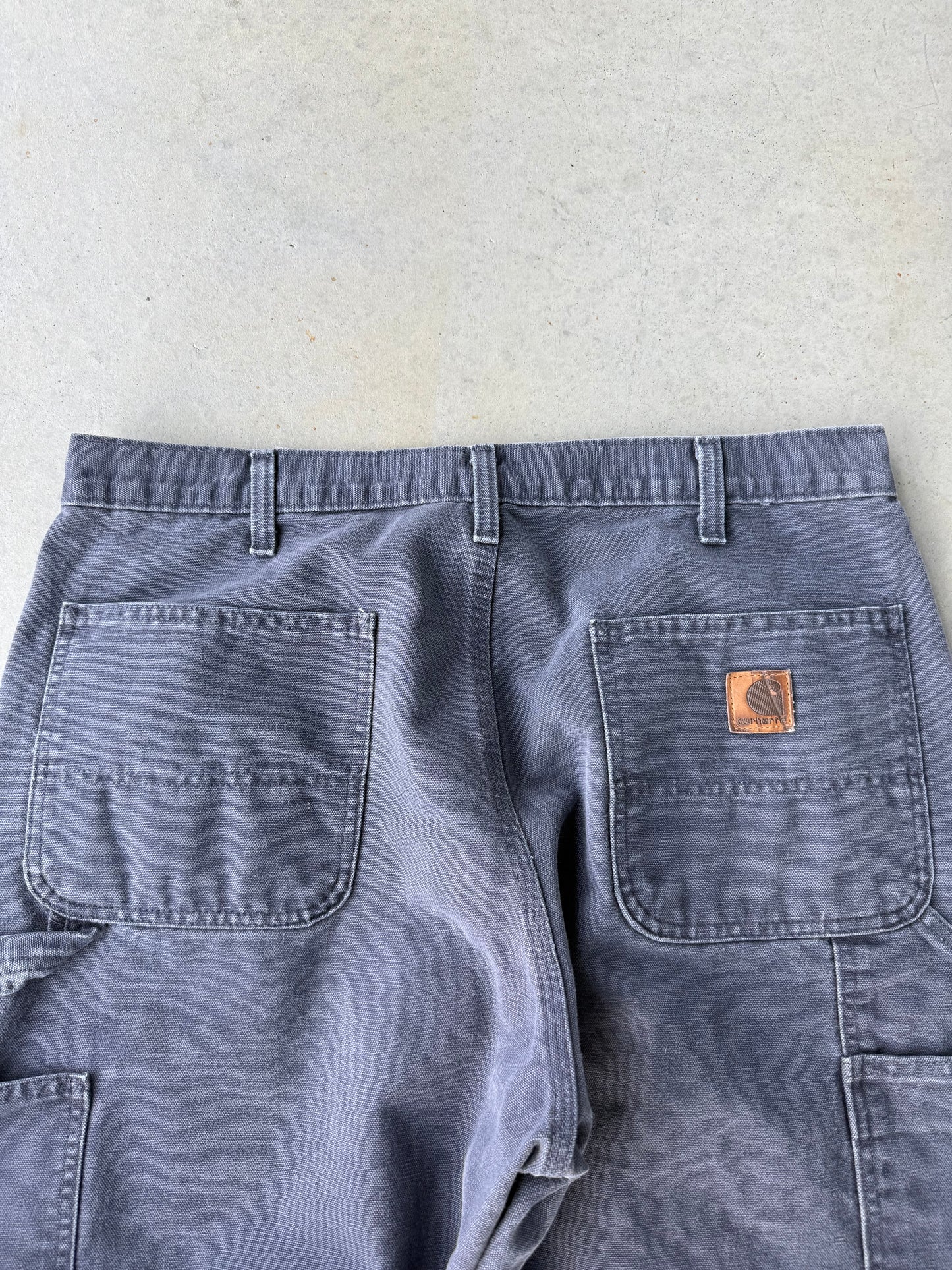 90’s Carhartt Faded Navy Work Pants [35x32]