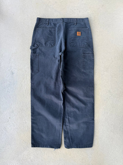 00’s Carhartt Navy Blue Work Pants [36x31]