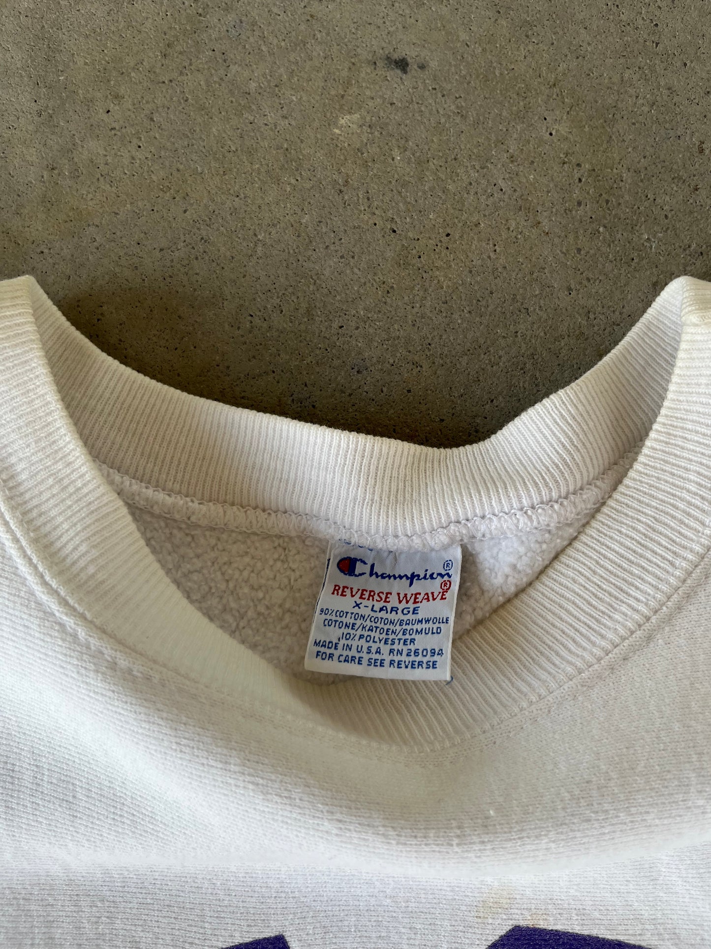 90s ECU Champion Reverse Weave Crewneck [XL]