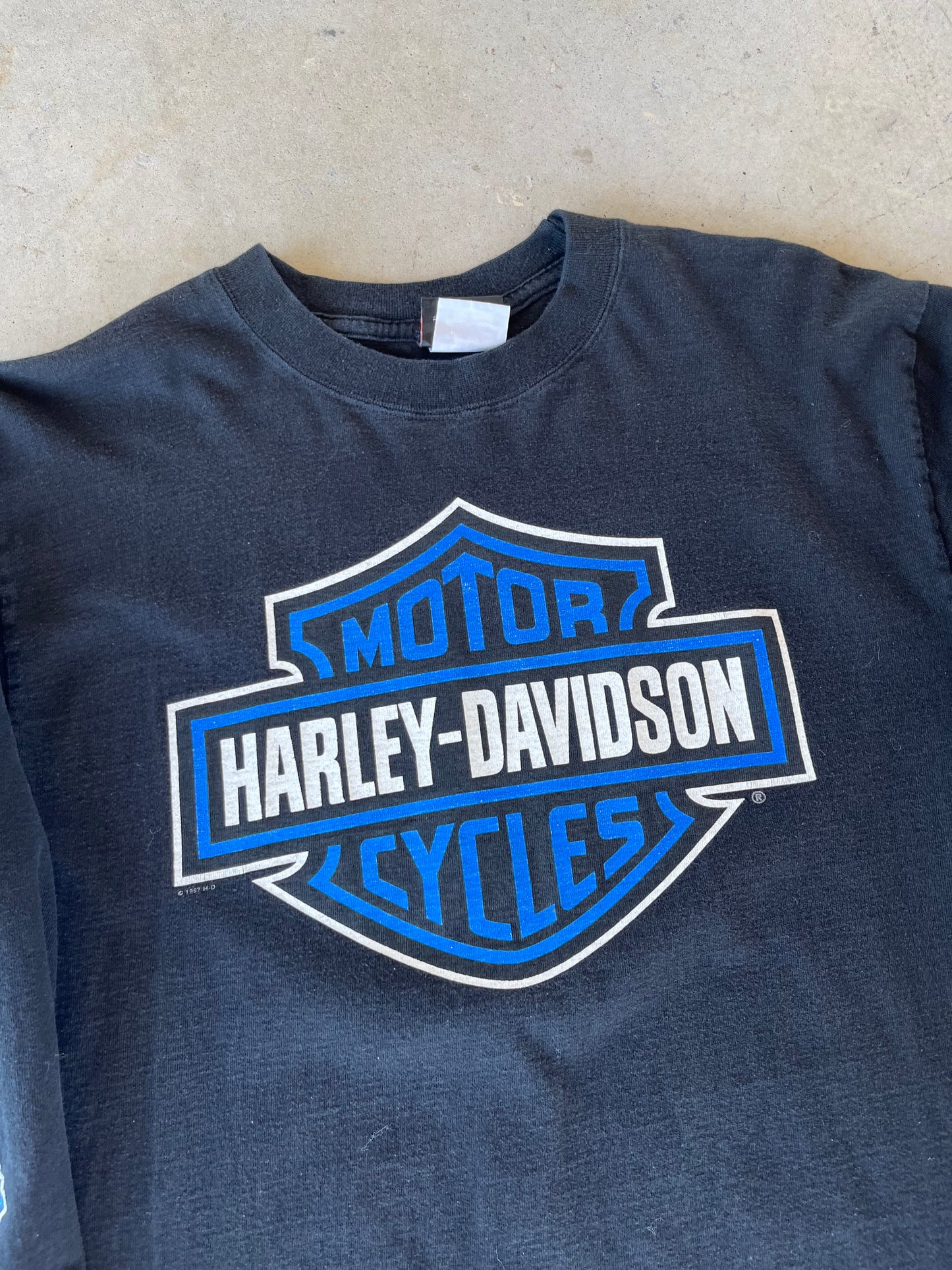 00’s Harley Davidson Australia Flame Long Sleeve [L]