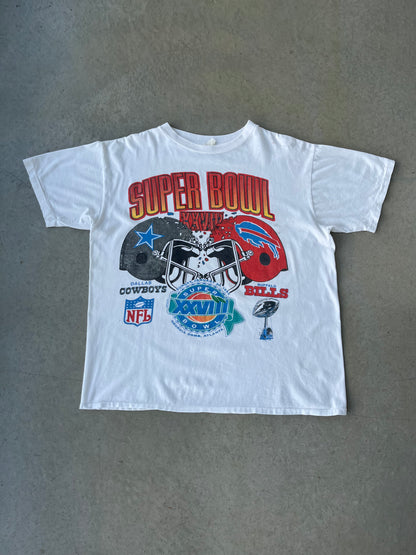 1993 Bills v. Cowboys NFL Super Bowl T Shirt [L]