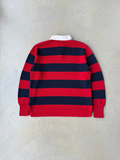 90’s Polo Ralph Lauren Striped Rugby Knit Sweater [L]