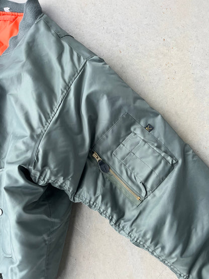 00s Reversible Military Bomber Jacket [XL]