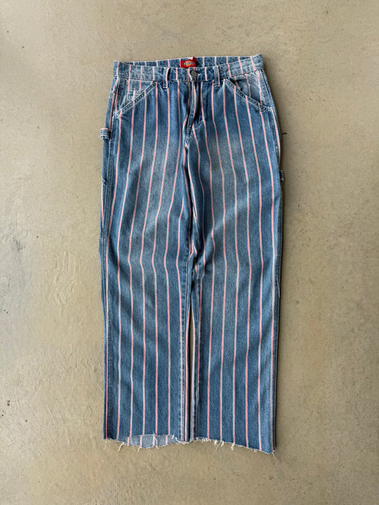 Dickies Blue Striped Work Pants [30x28]