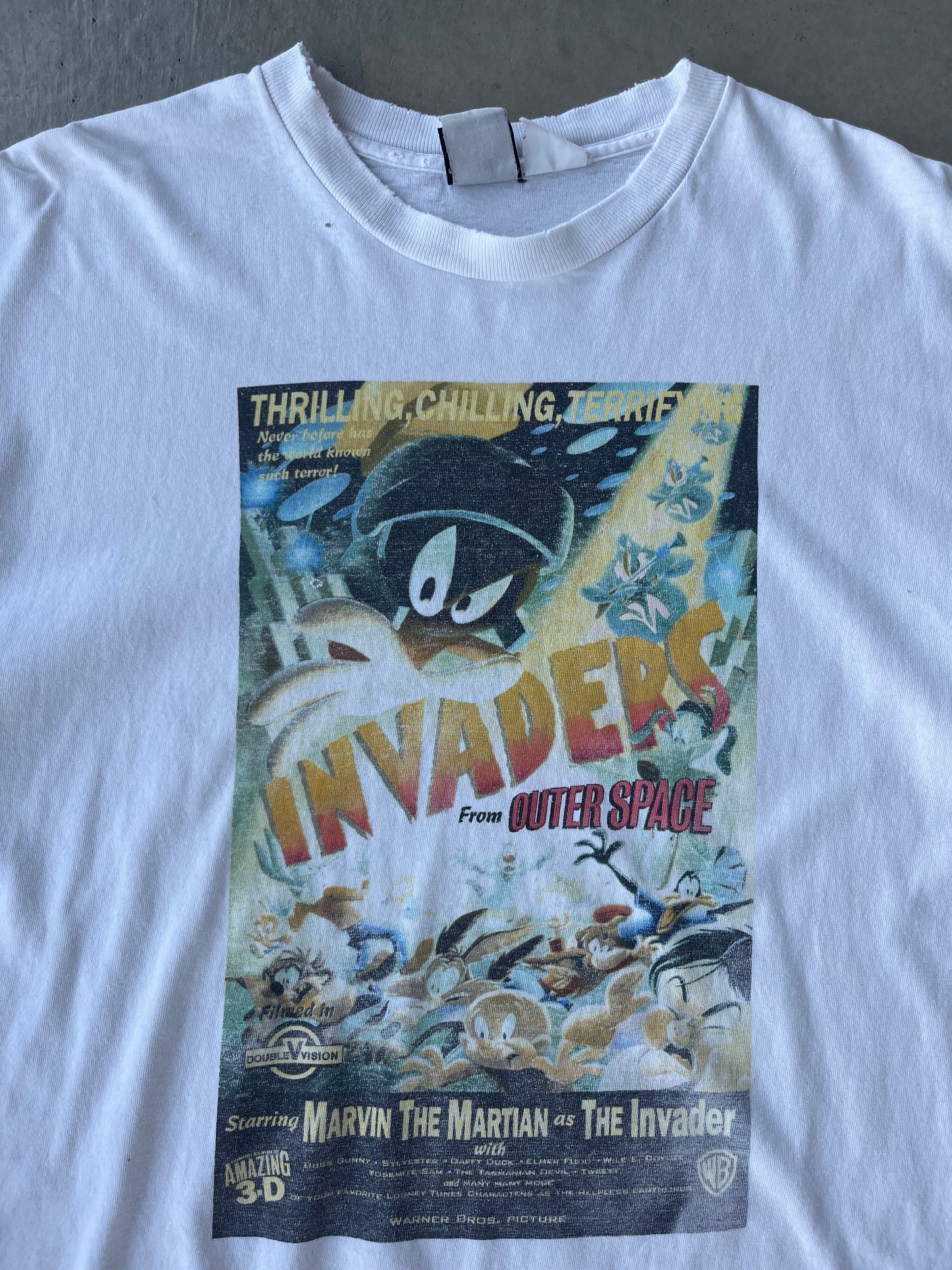 90's Marvin the Martian Invader T Shirt [XL]