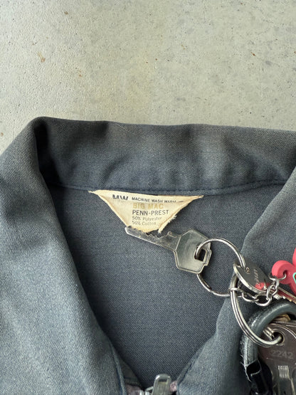 80’s Big Mac Faded Grey Work Jacket [L]