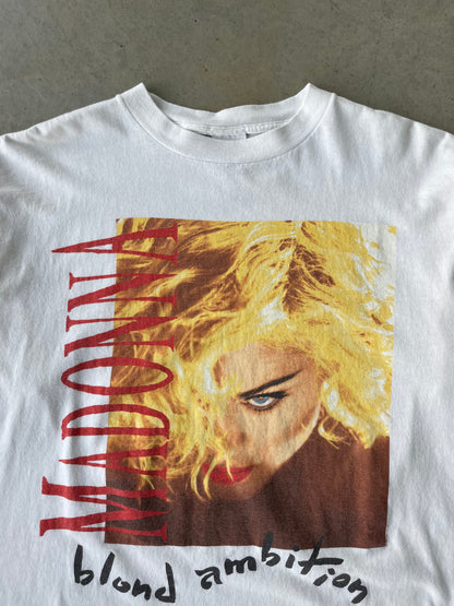 90's Madonna Blond Ambition Band T Shirt [L]