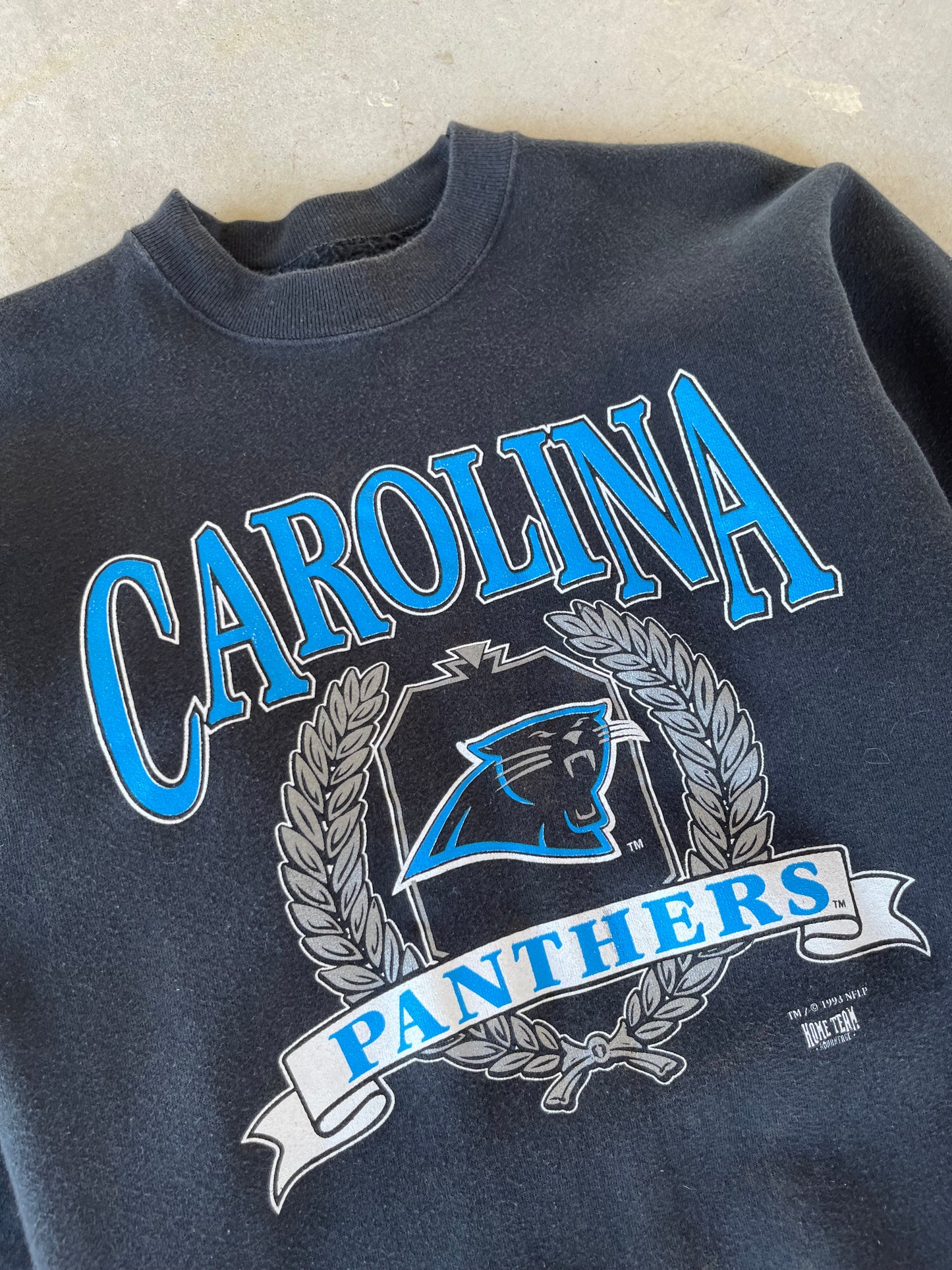 1993 Carolina Panthers Spellout Crewneck [L]