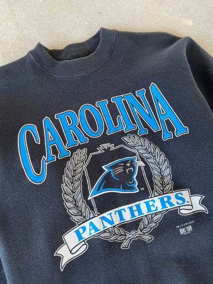 1993 Carolina Panthers Spellout Crewneck [L]