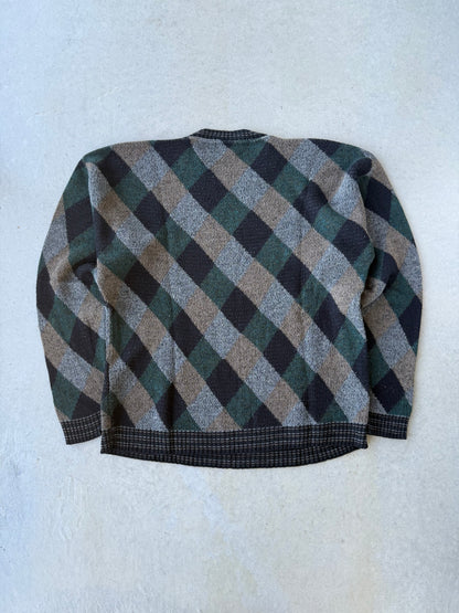 90’s Plaid Sweater [XL]