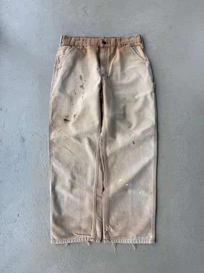 90’s Carhartt Faded Tan Work Pants [34x31]