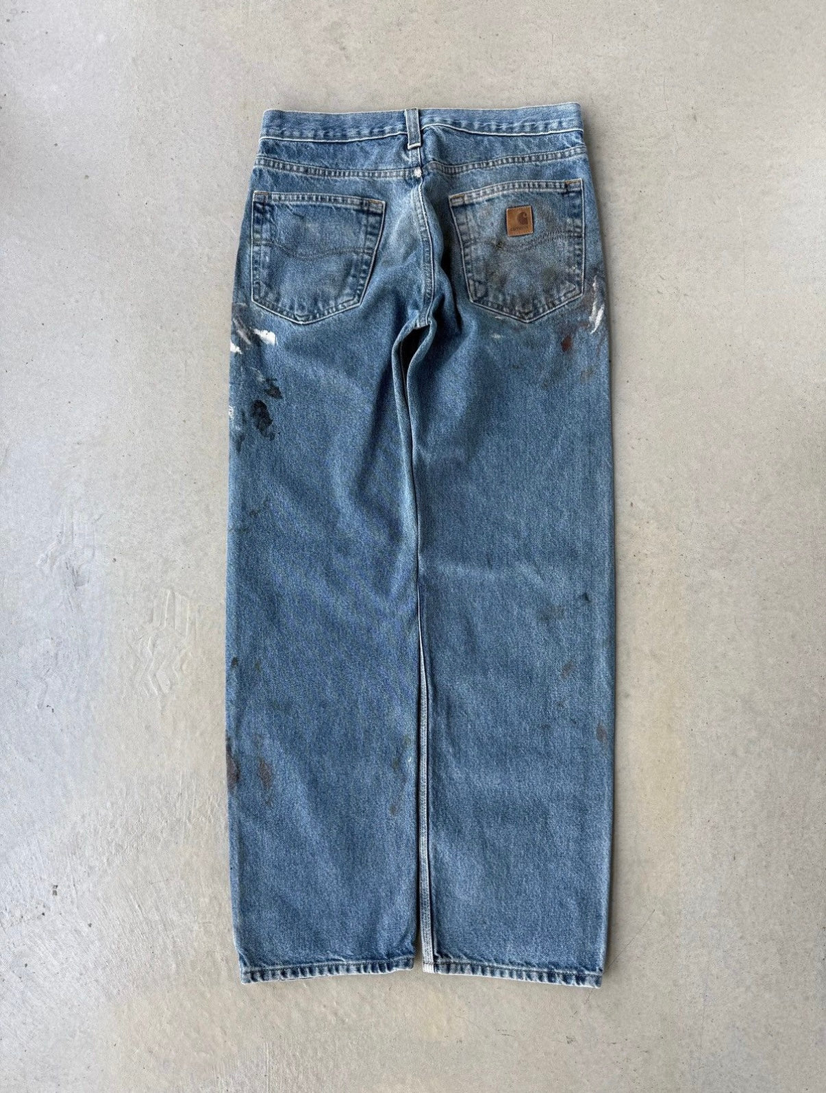 00’s Carhartt Denim Work Painter Pants [32x31]