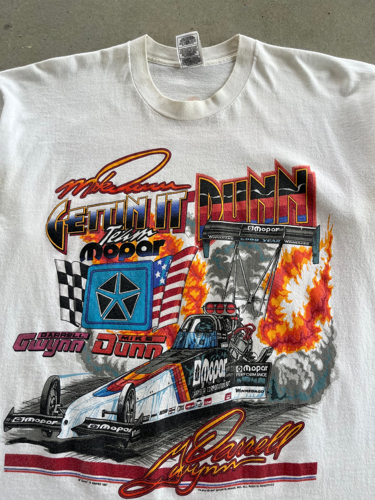 1997 Mike Dunn Drag Racing T-Shirt [XL]