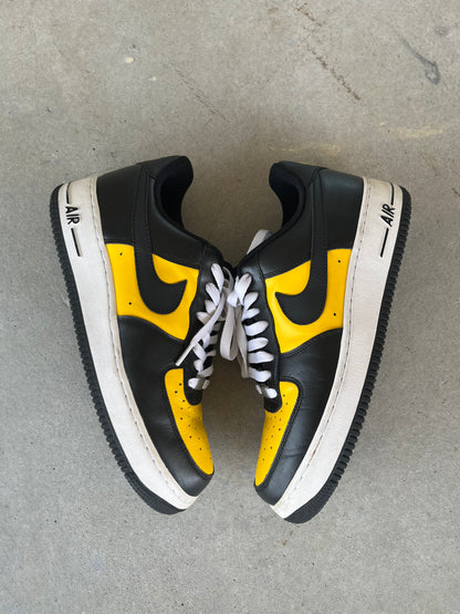 09’ Black & Yellow Air Force 1 Low Tops Men’s Shoes [9]