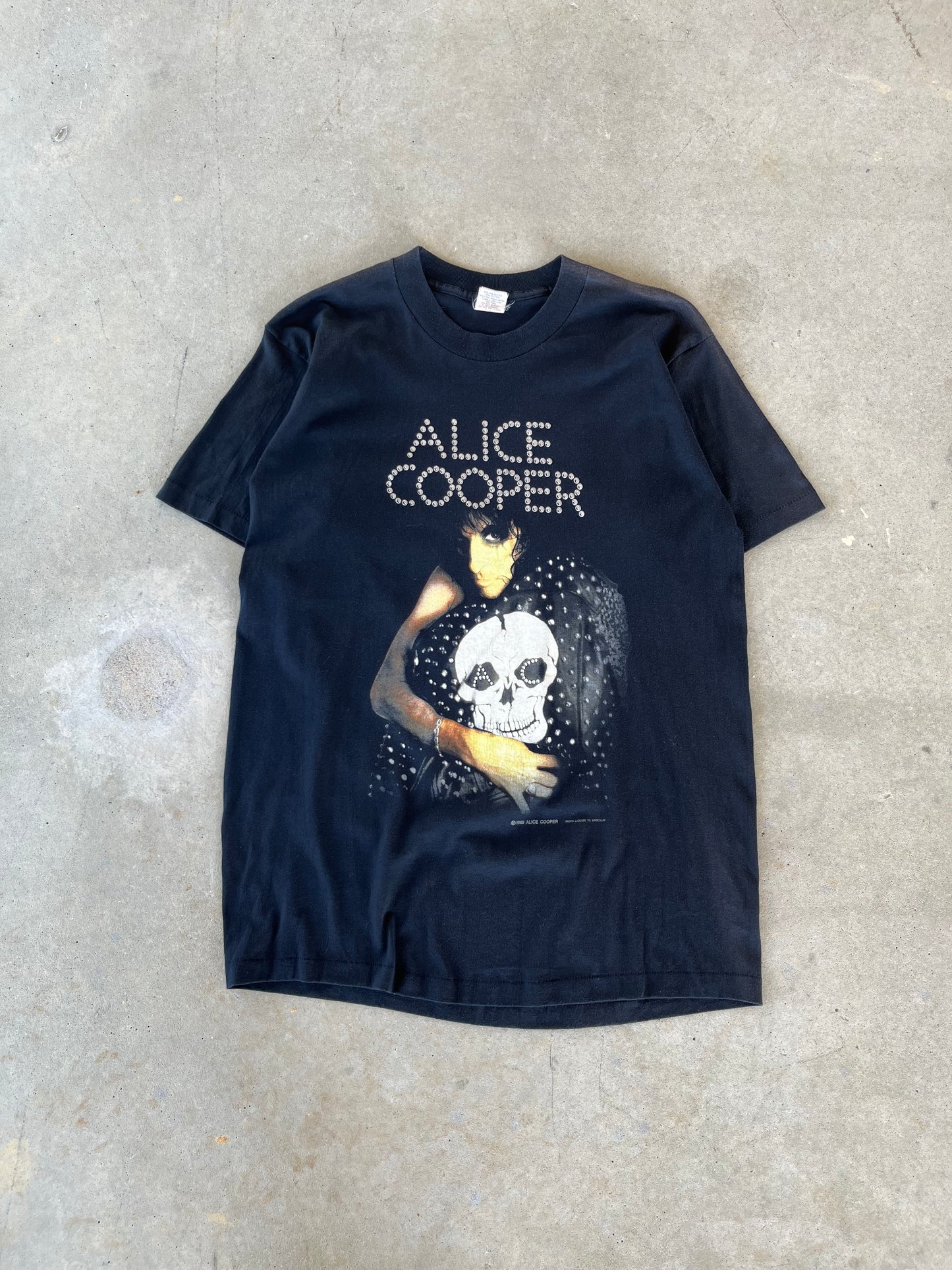 1989 Alice Cooper Trash Album Promo T-Shirt [M]