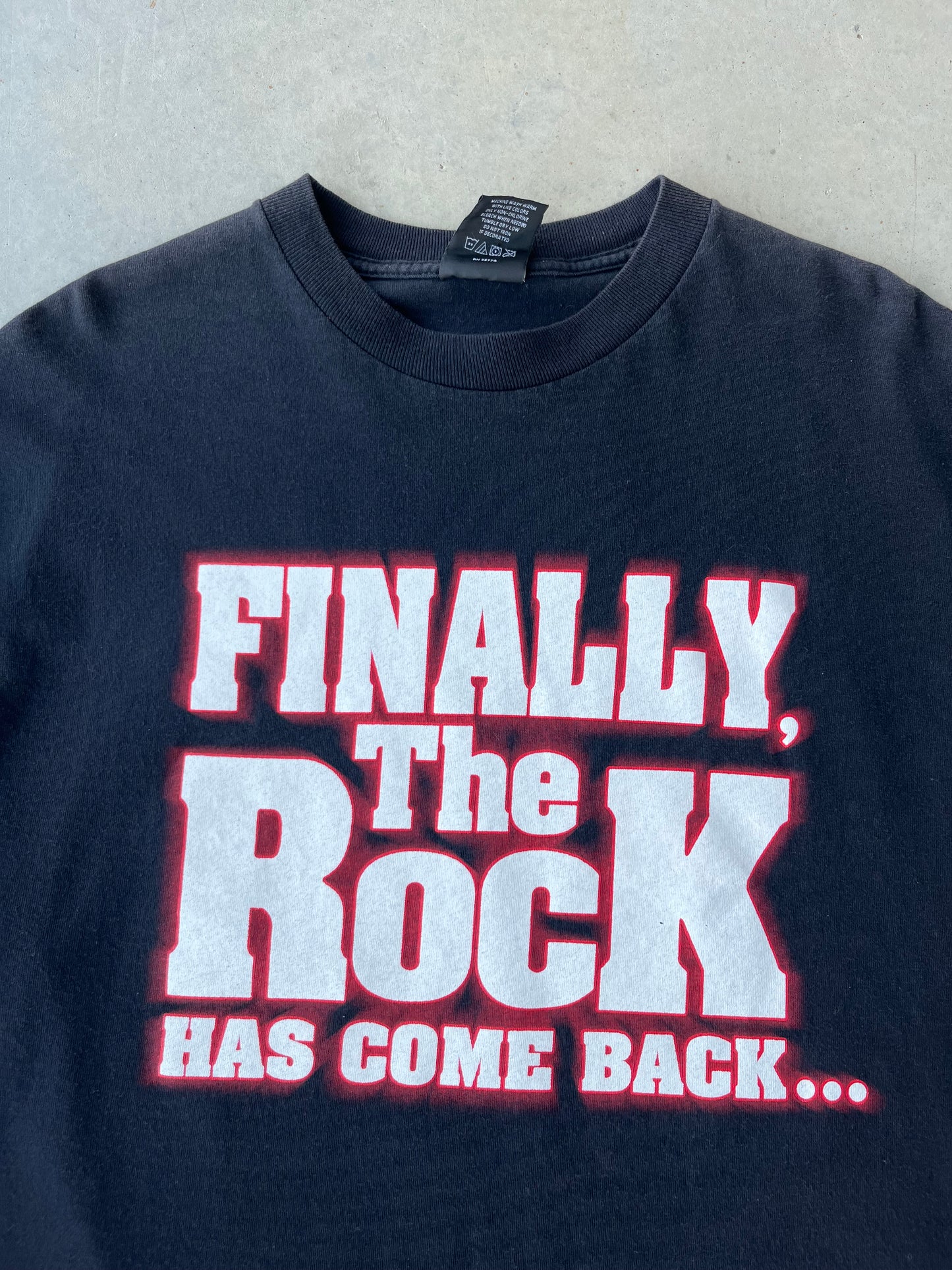 90's The Rock Wrestling T Shirt [XL]
