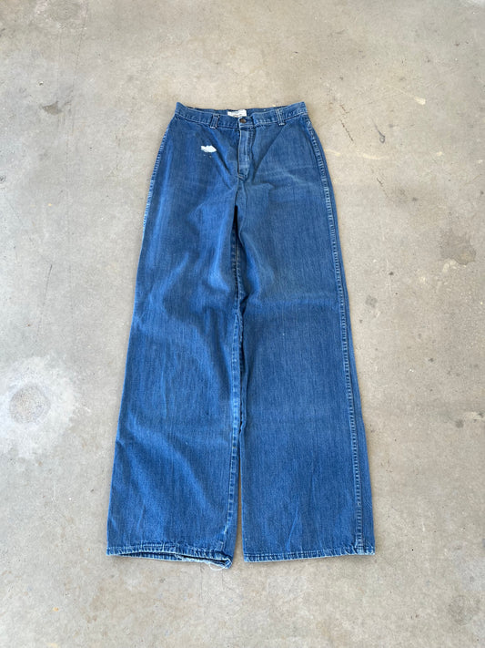 80’s JC Penny Embroidered Flared Jeans [28x33]