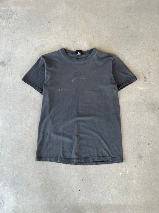 00’s Sun Faded Harley Davidson Concord, NC Flame T-Shirt [M]