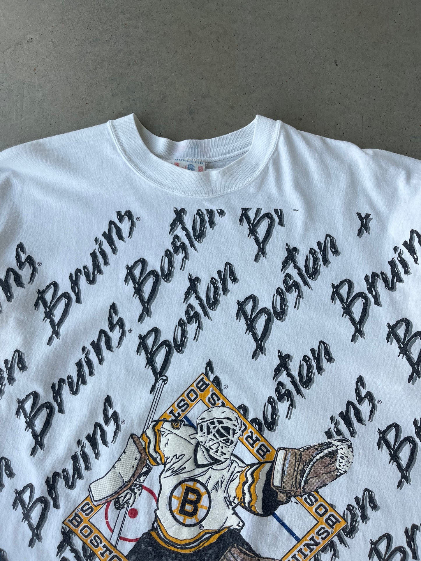 90’s Boston Bruins AOP NHL T Shirt [L]
