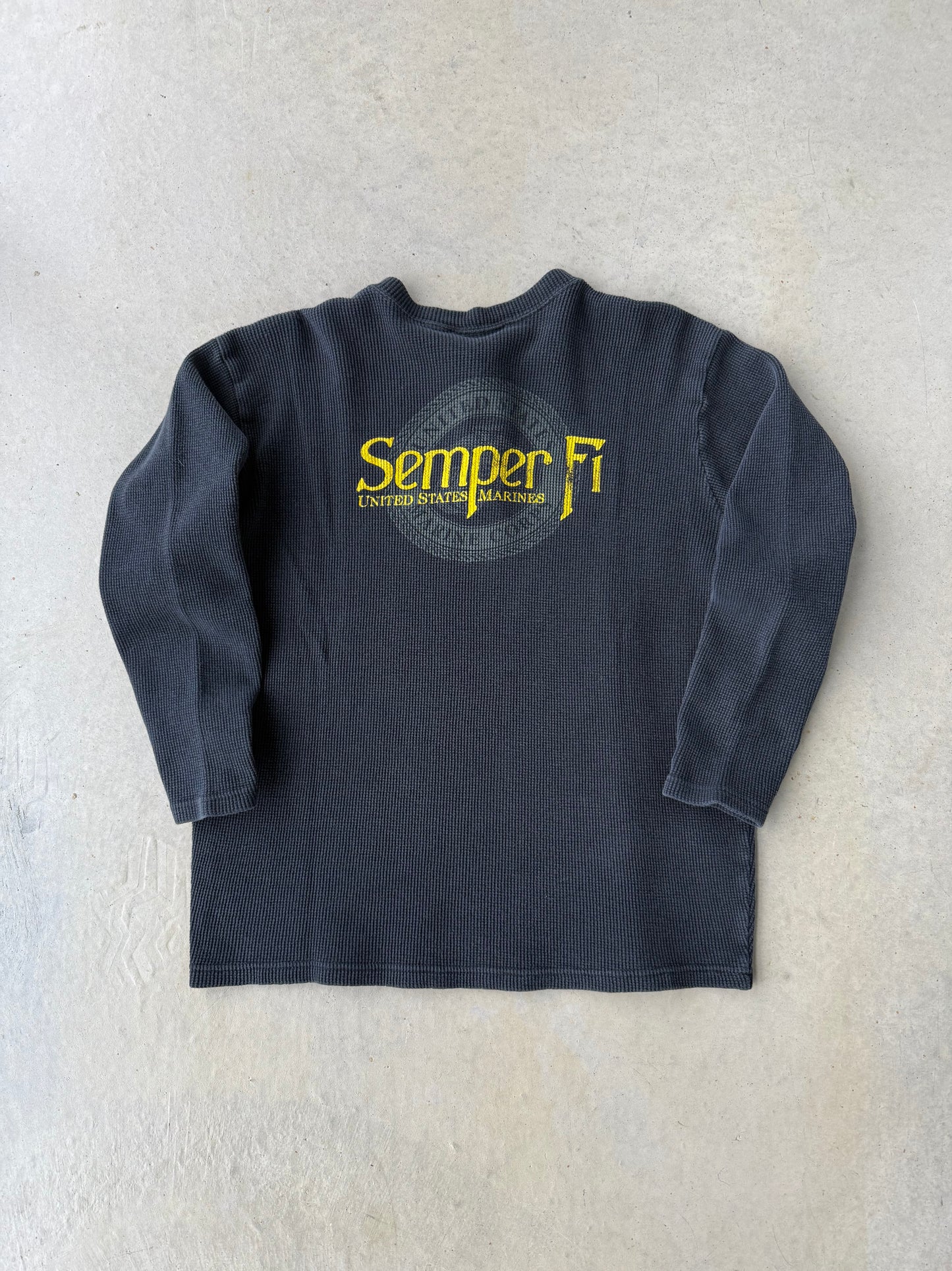 90’s Semper Fi Marines Long Sleeve Thermal [M]