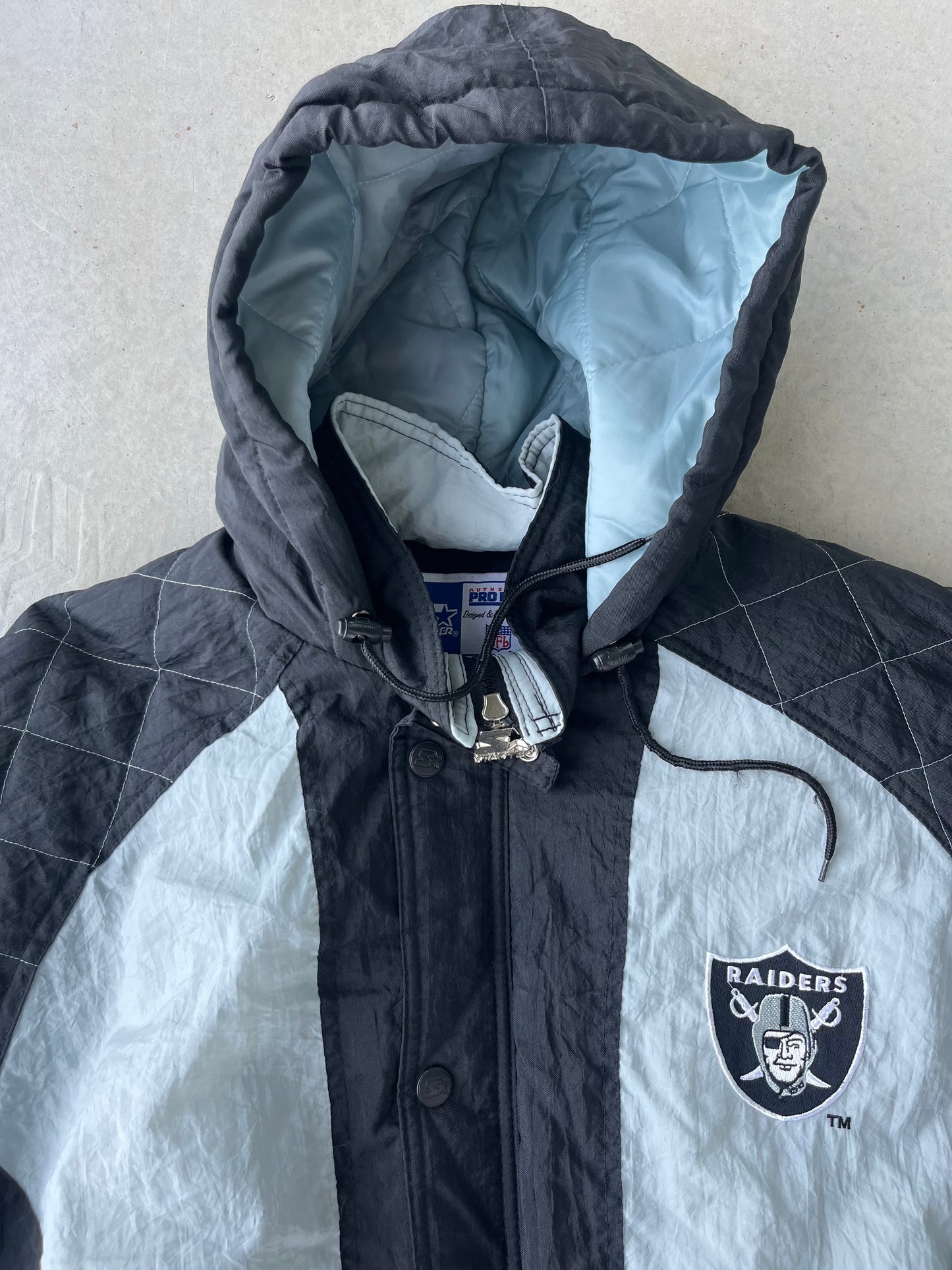 90's Oakland Raiders Starter Jacket [XL]